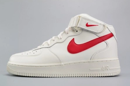 SportInspired 3953 Nike Air Force 1 Mid 07  Sneakers Shoes High Trainers White 315123-126