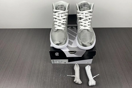 Close-to-original SportInspired 5152 Nike Dunk High CLOT Metallic Silver DH4444-900
