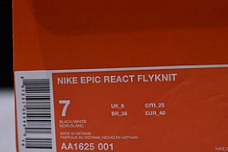 Modestly priced SportInspired 5440 Nike Epic React Flyknit black and white  AA1625 001