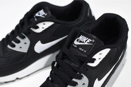 Premium replica SportInspired 6125 Nike Air Max 90 Essential Black Grey White 616730-012
