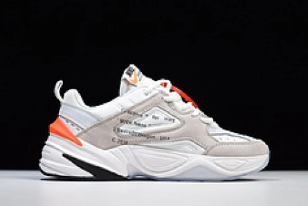 Replica SportInspired 7488 Off-White x nike M2K tekno White, Black & Team Orange A03108 058