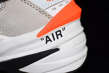 Replica SportInspired 7488 Off-White x nike M2K tekno White, Black & Team Orange A03108 058