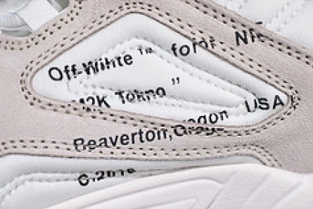 Replica SportInspired 7488 Off-White x nike M2K tekno White, Black & Team Orange A03108 058