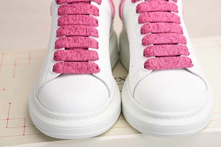 SportInspired 7534 ALEXANDER MCQUEEN SOLE SNEAKERS -462214-WHGP7-9374 PINK SEQUINS