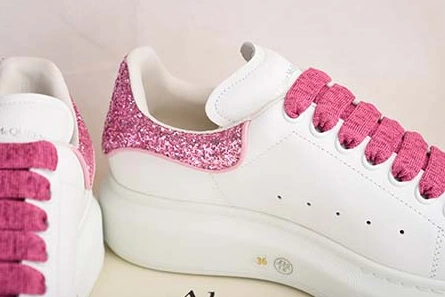 Affordable SportInspired 7534 ALEXANDER MCQUEEN SOLE SNEAKERS -462214-WHGP7-9374 PINK SEQUINS