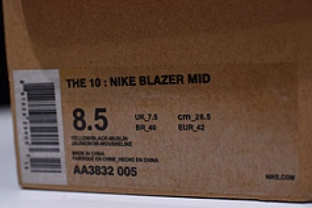 Replica StreetReady 9153 OFF-WHITE x Nike Blazer MID AA3832 005