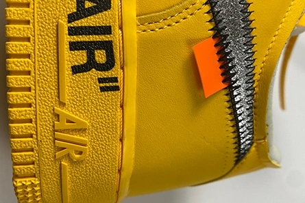 Designer inspired Stylish 2609 Off-White x Nike Air Force 1 “University Gold” DD1876-700