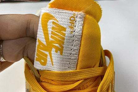 Designer inspired Stylish 2609 Off-White x Nike Air Force 1 “University Gold” DD1876-700