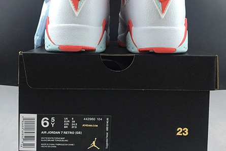 Deal-worthy Stylish 4275 AIR JORDAN AJ7 TOPAZ MIST 442960-104