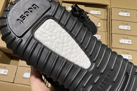 1:1 copy Stylish 7494 Adidas YEEZY 350 Boost Pirate Black BB5350