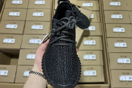 1:1 copy Stylish 7494 Adidas YEEZY 350 Boost Pirate Black BB5350