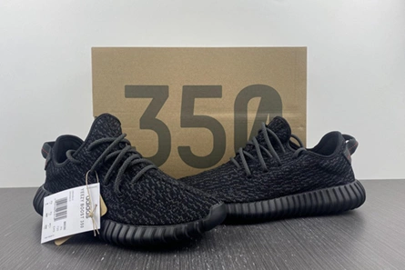 1:1 copy Stylish 7494 Adidas YEEZY 350 Boost Pirate Black BB5350