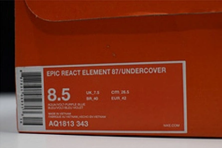 Everyday-priced Stylish 8773 UNDERCOVER x Nike React Element 87 AQ1813-343