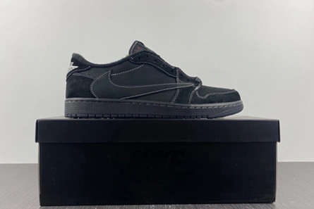 Stylish 9574 Jordan 1 Retro Low OG SP Travis Scott Black Phantom DM7866 001