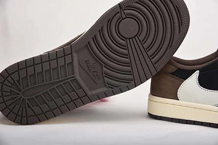 Mirror quality TRAVIS SCOTT AIR JORDAN 1 LOW DARK MOCHA CQ4277-001 BestValue 8347