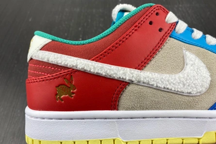 Savvy-priced Timeless 3574 Nike Dunk Low Retro PRM Year of the Rabbit Blue Orange Cream  FD4203-111