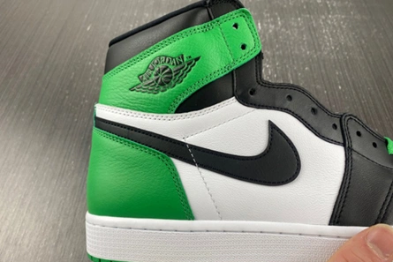 Premium replica TopPick 4202 Air Jordan 1 High OG “Lucky Green” DZ5485-031