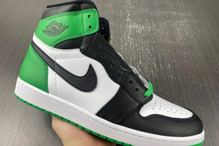 Premium replica TopPick 4202 Air Jordan 1 High OG “Lucky Green” DZ5485-031