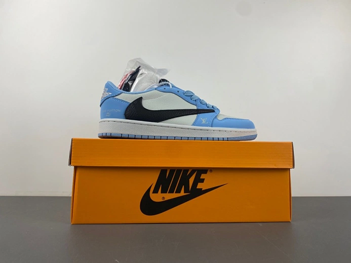 High-tier replica Travis Scott x Air Jordan 1 DM7866-107 Versatile 9629