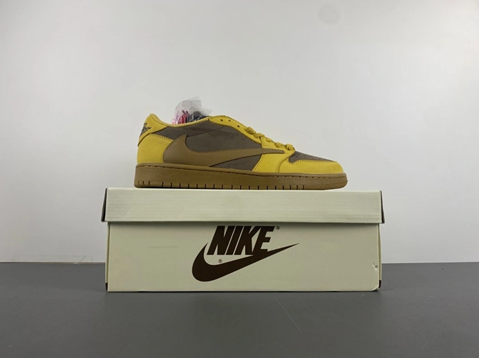 Travis Scott x Air Jordan 1 DM7866-665 Breathable 6065
