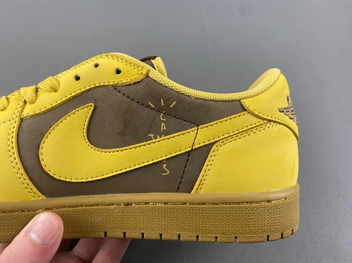 Entry-level luxury Travis Scott x Air Jordan 1 DM7866-665 Breathable 6065
