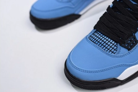 Premium replica Travis Scott x Air Jordan 4 “Houston Oilers”  University Blue 308497-406 Timeless 8953