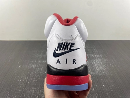 Trendsetting 3688 Jordan 5 Retro Fire Red Black Tongue  136027-120