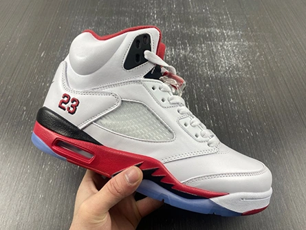Style match Trendsetting 3688 Jordan 5 Retro Fire Red Black Tongue  136027-120