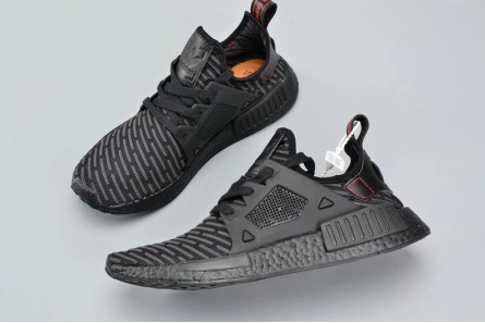 Economical Trendsetting 7537 Adidas Originals NMD XR1 PK Primeknit Triple Black Core Black Red MENS  BA7214