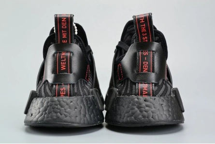 Economical Trendsetting 7537 Adidas Originals NMD XR1 PK Primeknit Triple Black Core Black Red MENS  BA7214