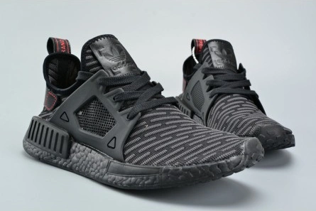 Economical Trendsetting 7537 Adidas Originals NMD XR1 PK Primeknit Triple Black Core Black Red MENS  BA7214