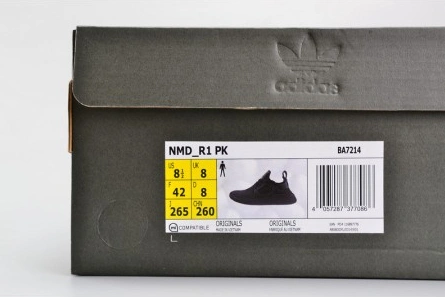 Economical Trendsetting 7537 Adidas Originals NMD XR1 PK Primeknit Triple Black Core Black Red MENS  BA7214