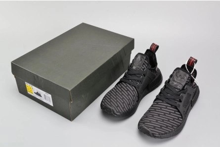 Economical Trendsetting 7537 Adidas Originals NMD XR1 PK Primeknit Triple Black Core Black Red MENS  BA7214