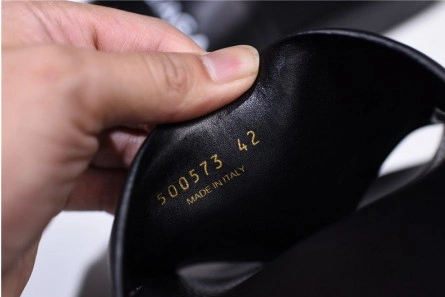 Parallel design Trendsetting 8408 Balenciaga Logo leather slip-on sandals 181342F124005