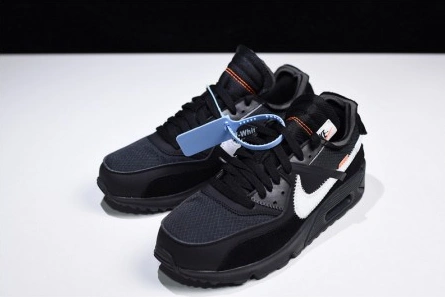Inspired design Trendsetting 9143 Off-White Nike Air Max 90 Black Cone White AA7293-001
