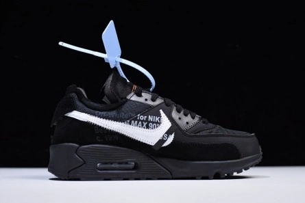 Inspired design Trendsetting 9143 Off-White Nike Air Max 90 Black Cone White AA7293-001