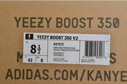 Accessible luxury Trendy 2874 adidas Yeezy Boost 350 V2 Red Night B37573