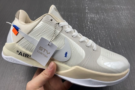 Non-authentic version Unique 6148 Nike Kobe 5 Protro Undefeated Rice White DB4796-101