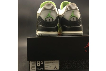 Fashion duplicate Unique 6403 Air Jordan 3 Chlorophyll Tinker 136064-006