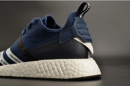 Mirror quality Unique 9736 Adidas NMD R2 White Mountaineering Navy MENS  BB3072