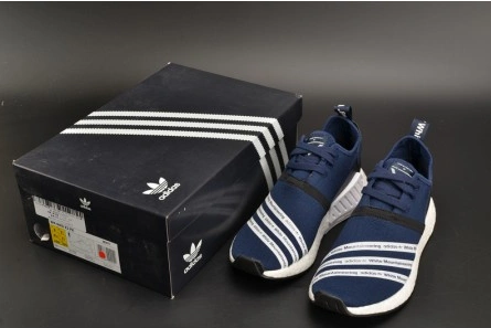 Mirror quality Unique 9736 Adidas NMD R2 White Mountaineering Navy MENS  BB3072