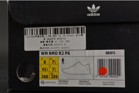 Mirror quality Unique 9736 Adidas NMD R2 White Mountaineering Navy MENS  BB3072
