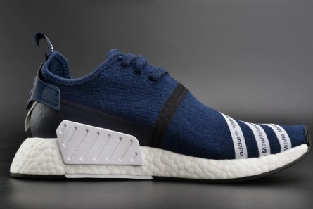 Mirror quality Unique 9736 Adidas NMD R2 White Mountaineering Navy MENS  BB3072