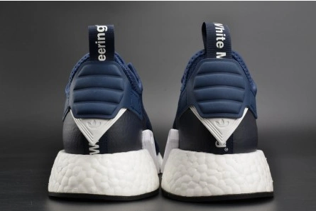 Mirror quality Unique 9736 Adidas NMD R2 White Mountaineering Navy MENS  BB3072