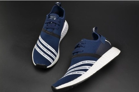 Mirror quality Unique 9736 Adidas NMD R2 White Mountaineering Navy MENS  BB3072
