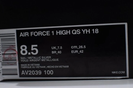 Parallel design UrbanStyle 9362 Nike Air Force 1 High The Bund AV2039-100