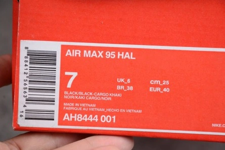 Low-cost Versatile 3663 Nike Air Max 95 HAL Black Khaki | AH8444-001
