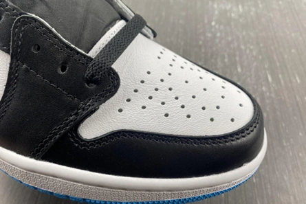 Designer inspired Versatile 4041 Jordan 1 Retro Low OG Black Dark Powder Blue CZ0790-104