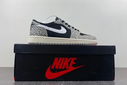 Versatile 4590 Jordan 1 Retro Low OG Black Cement CZ0790-001
