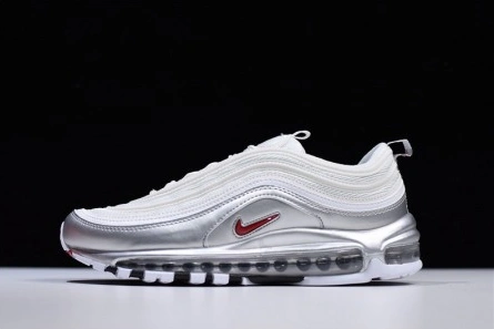 Versatile 4669 Nike Air Max 97 White Silver | AT5458-100